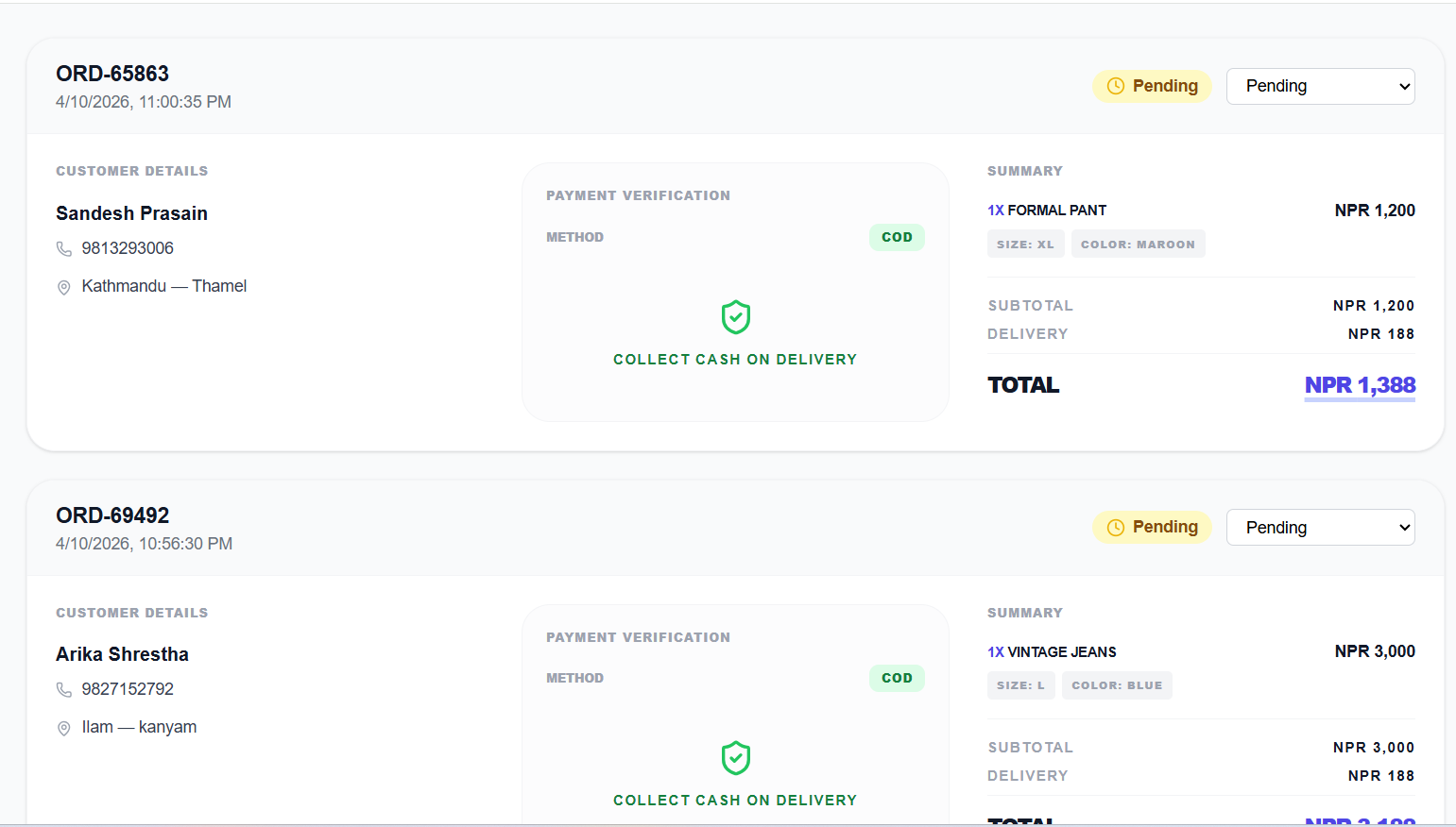 Real-time Updates